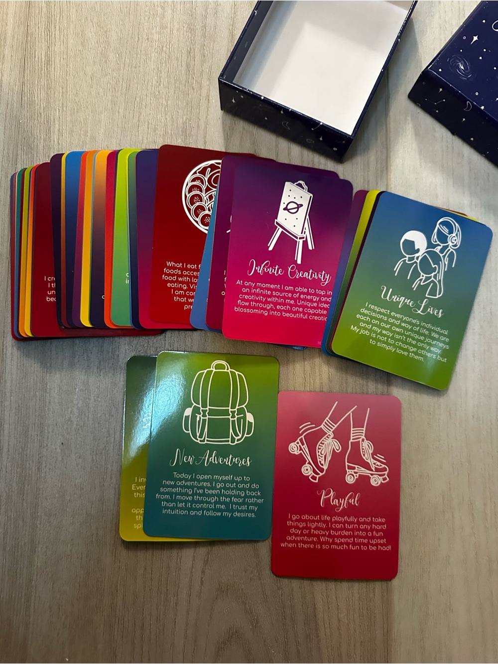Mindful Message Cards- Deep Blue - Picture 3 of 3